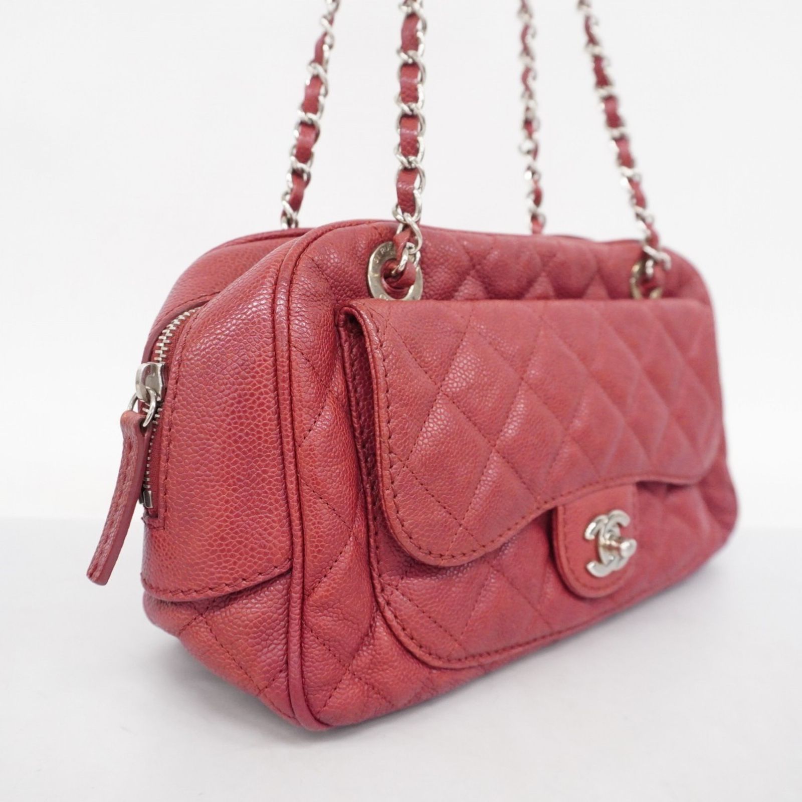 中古】 シャネル CHANEL ショルダーバッグ キャビアスキン