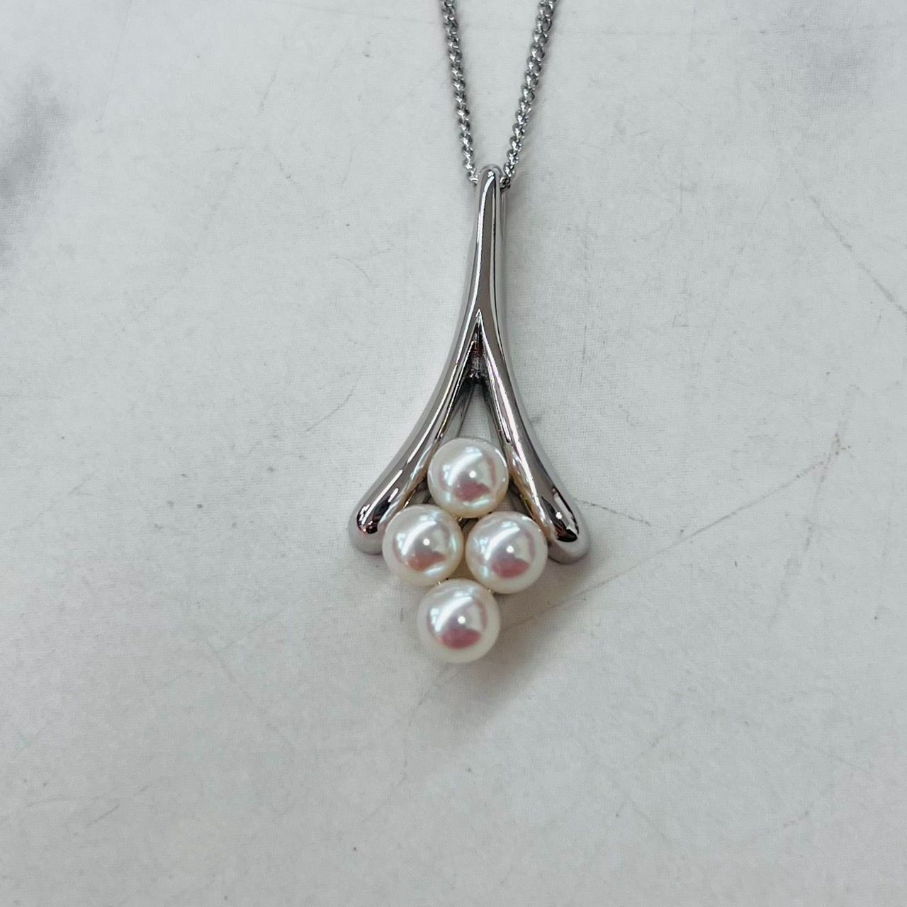 ○ミキモト アコヤベビーパールネックレス 3.8～4.0mm】美品 ミキモト アコヤ ベビーパール ネックレス K18