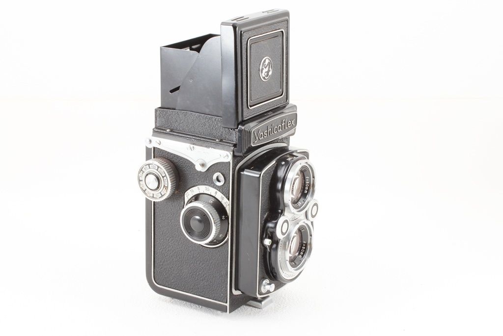 フィルムカメラ YASHICA Yashicaflex Yashimar 80mm F3.5 ☆良品☆ Yashicaflex Yashimar 80mm F3.5 二眼レフ 5249