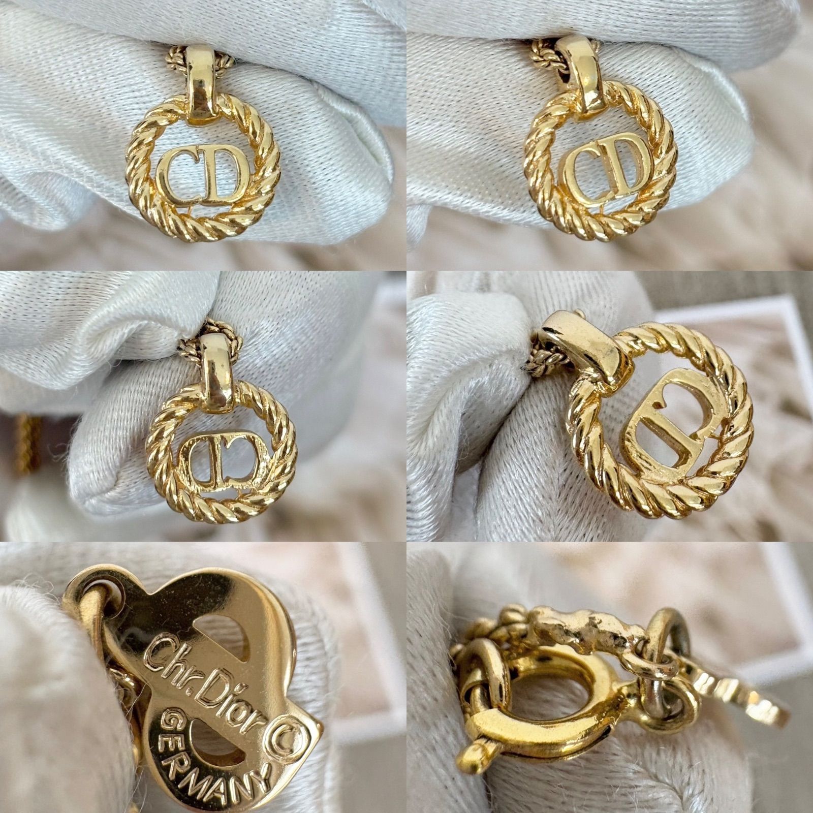 クリスチャンディオール ネックレス　金色　 超美品 Christian Dior - 【超美品】クリスチャン ディオール ハート