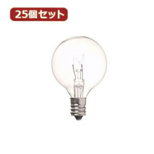 YAZAWA 【25個セット】 ベビーボール球5WクリアE12 G401205CX25 家電 照明器具 照明器具【送料無料】 YAZAWA 25個セット ベビーボール球5WクリアE12 G401205CX25
