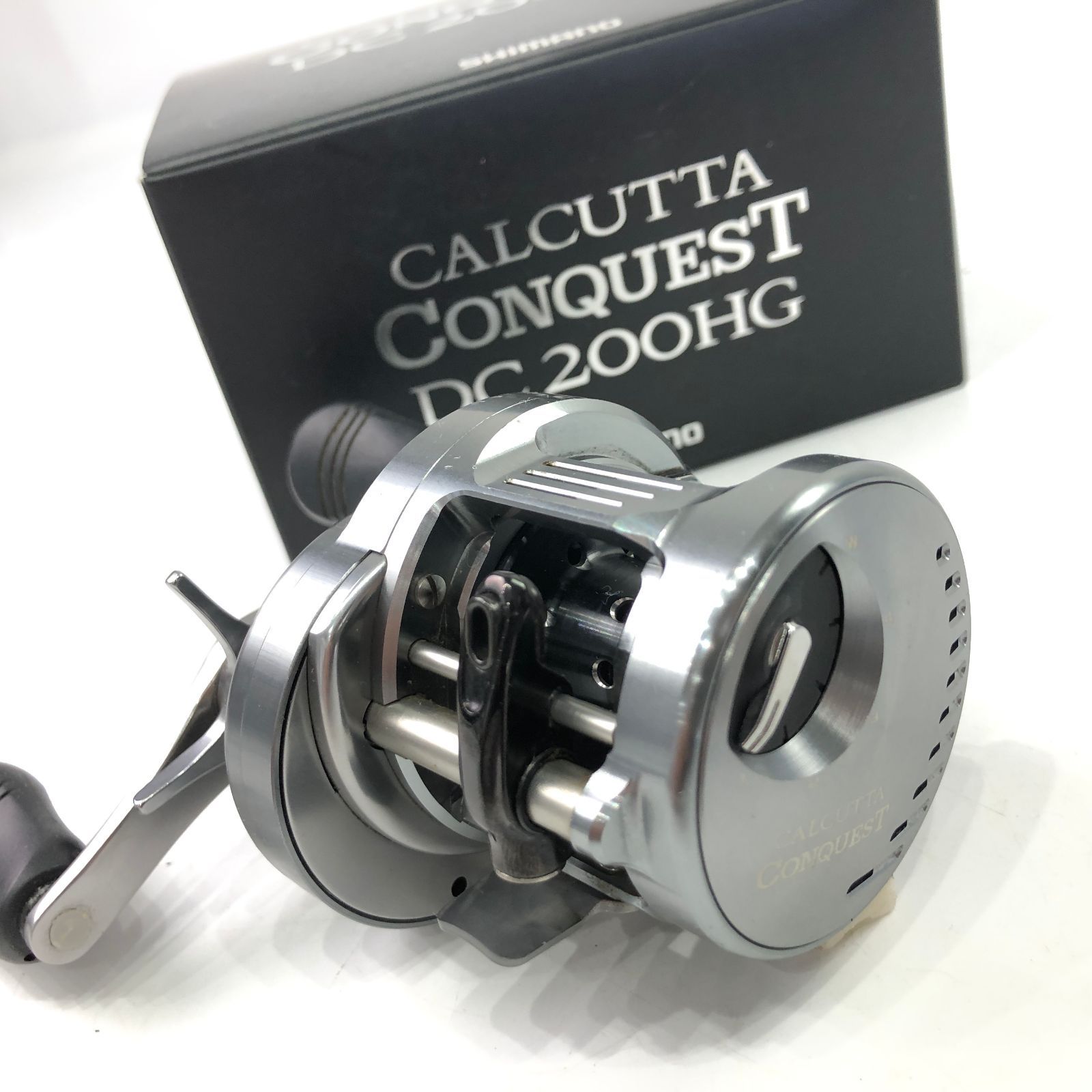 シマノ 20 カルカッタ コンクエスト DC 200HG 右巻き ベイトリール DC音 済み 箱 品 | SHIMANO CALCUTTA CONQUEST 釣具 バス釣り リール カルコン ロッド