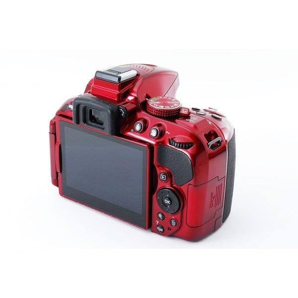 ニコン Nikon D5300 ダブルズームセット レッド 美品 SDカード