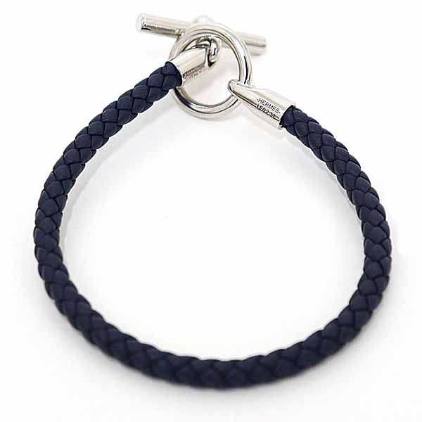 エルメス HERMES レザーブレスレット グレナン ヴォー