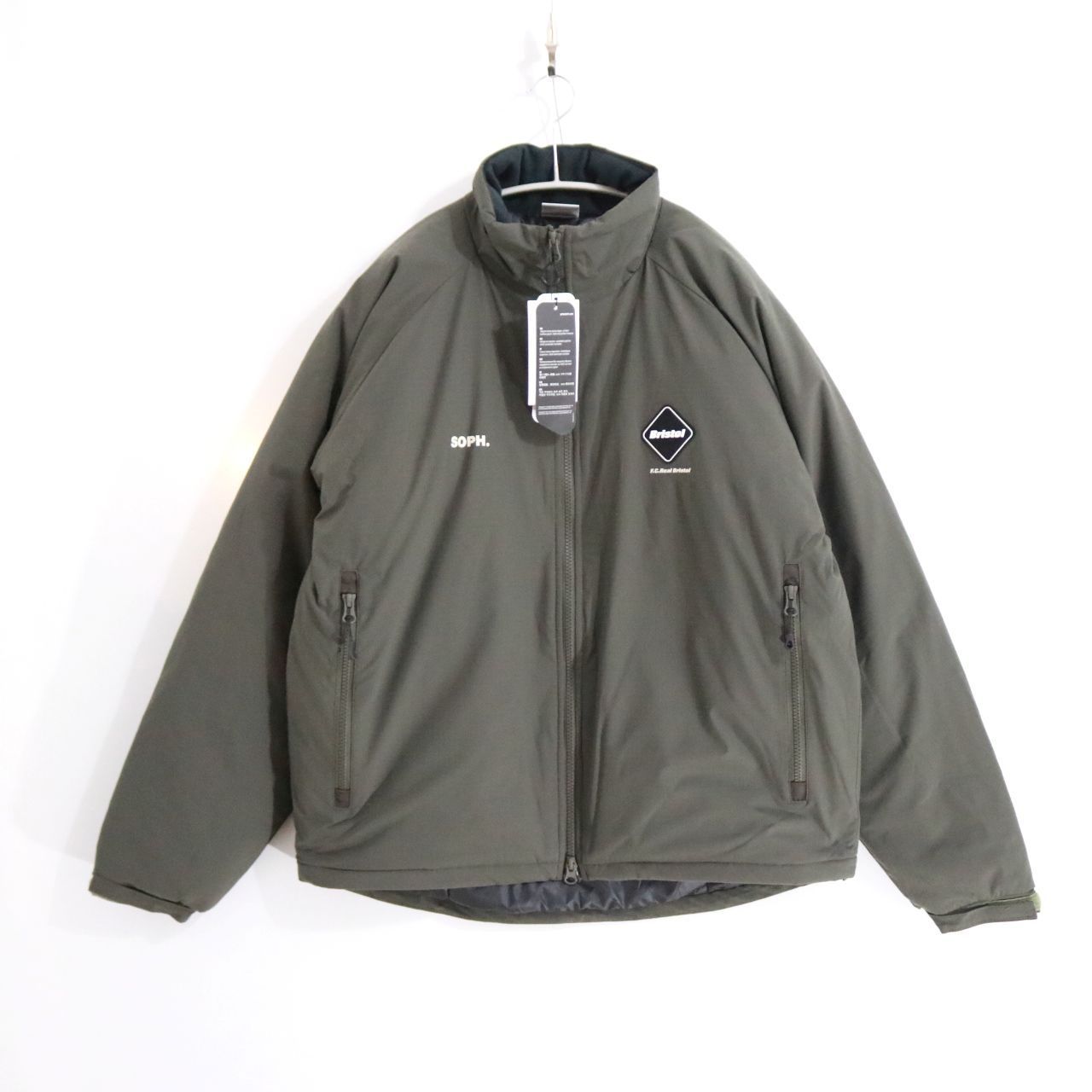新品】F.C.R.B. エフシーアールビー S メンズ 中綿ブルゾン カーキ 