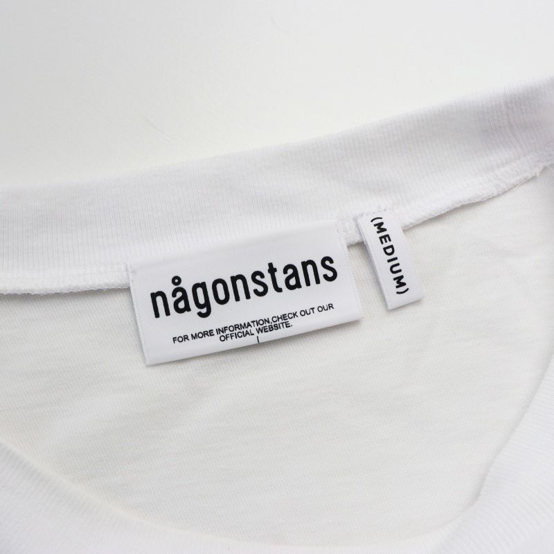 ナゴンスタンス nagonstans asymmetry long-sleeves アシンメトリー ロングスリーブ カットソー M/ホワイト トップス 【2400014463132】 ナゴンスタンス nagonstans asymmetry long-sleeves