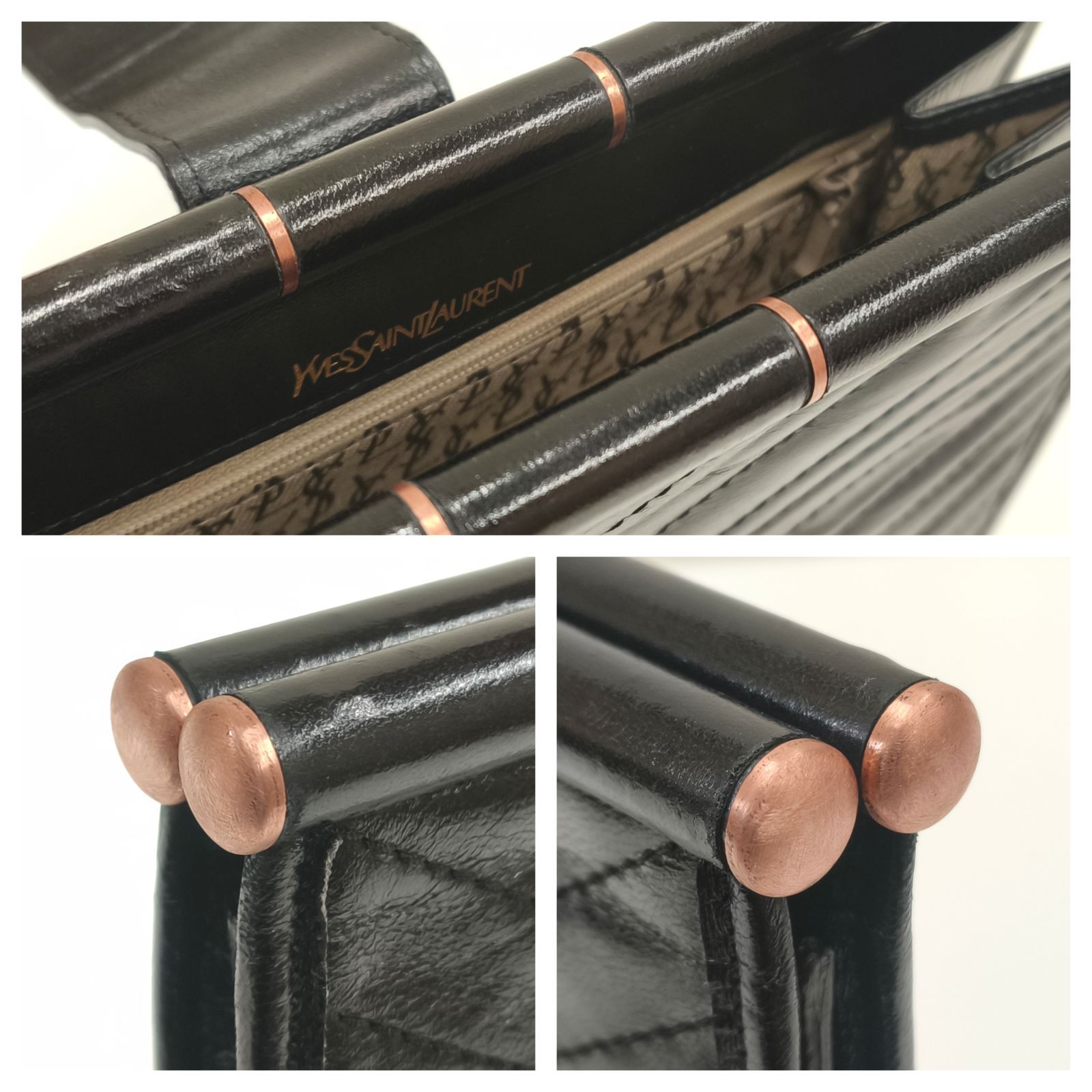 ヴィンテージ】YVES SAINT LAURENT イヴ サンローラン クラッチバッグ
