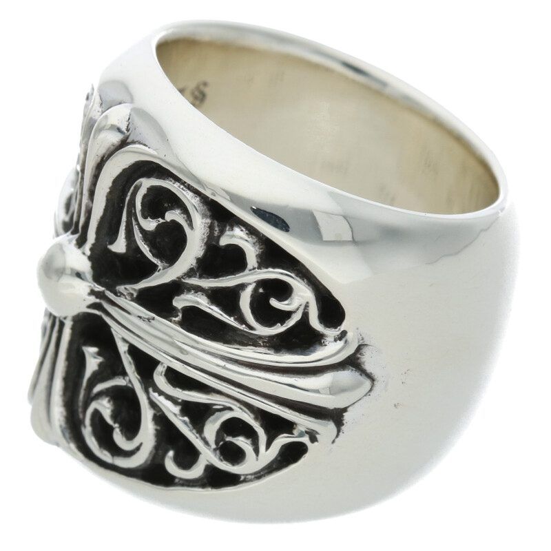 クロムハーツ CLASSIC OVAL/クラシックオーバルクロス シルバーリング