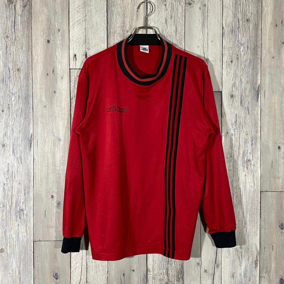 OLD adidas 90s アディダス リンガーネック 長袖 Tシャツ ロンT OLD adidas 90s アディダス リンガーネック 長袖 Tシャツ ロンT 00's