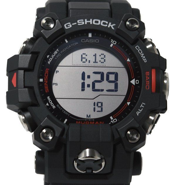 CASIO カシオ G-SHOCK ジーショック GW-9500-1JF MASTER OF Gシリーズ MUDMAN トリプルセンサーモデル タフソーラー メンズ