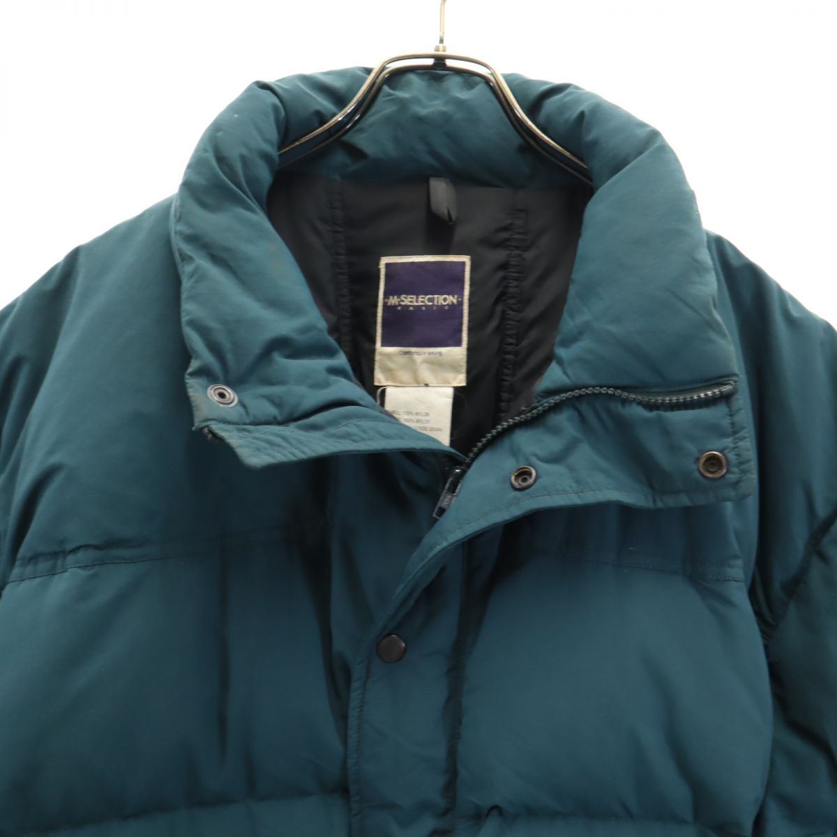 エムズセレクト ダウンジャケット L ブルー系 m's select メンズ