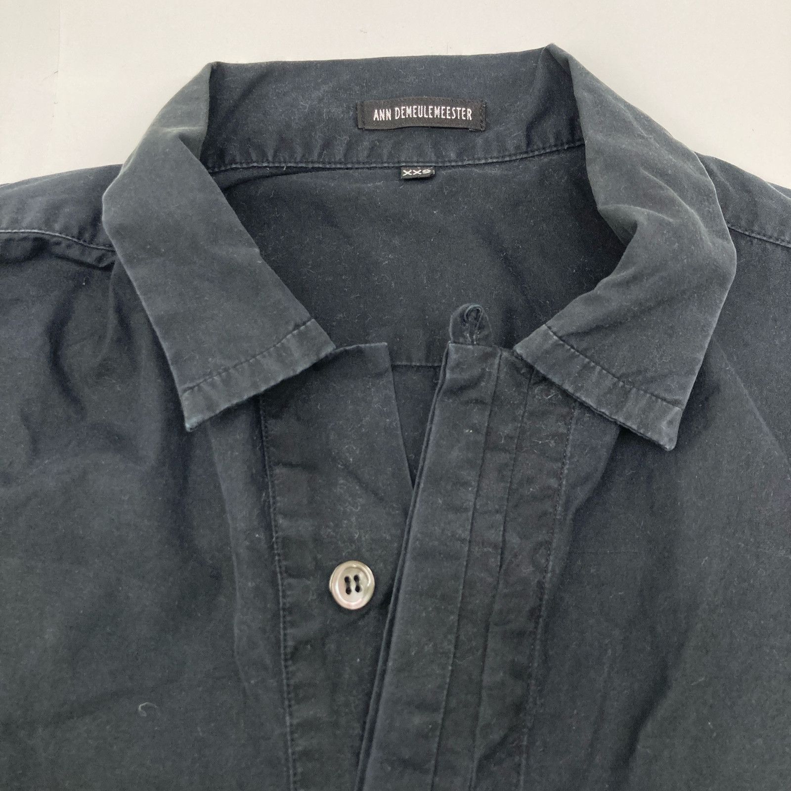ann demeulemeester カットソー切り替え　シャツ ann demeulemeester カットソー切り替え シャツ ann