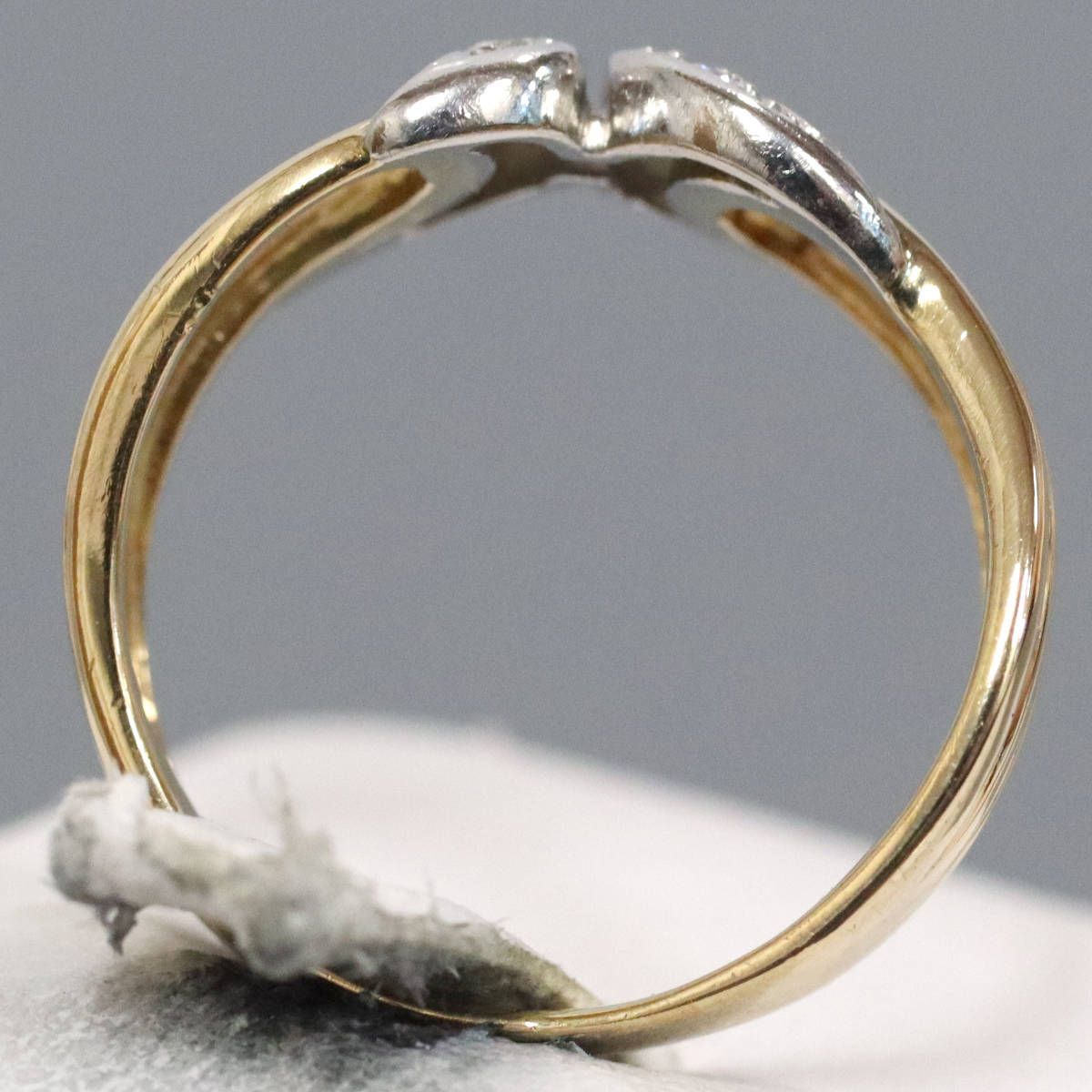 K18/Pt900ダイヤモンドリング 5.2g #12 