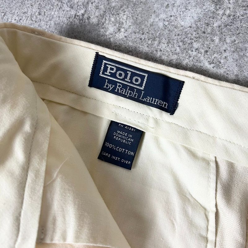 Polo Ralph Lauren ヘリンボーン パンツ 2タック Polo Ralph Lauren