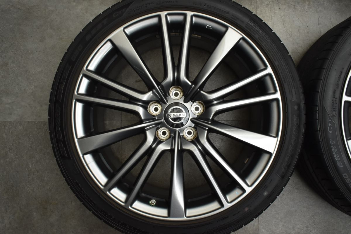 良好品】ニッサン V37 スカイライン 400R 純正 19in 8.5J+50 PCD114.3