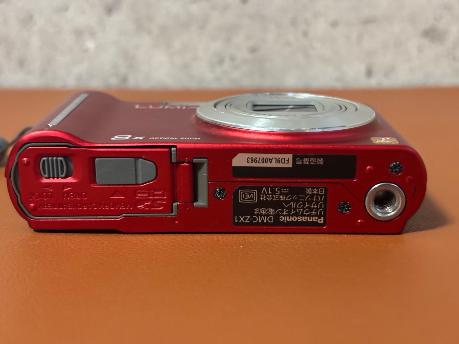 Panasonic パナソニック LUMIX ルミックス DMC-ZX1 レッド