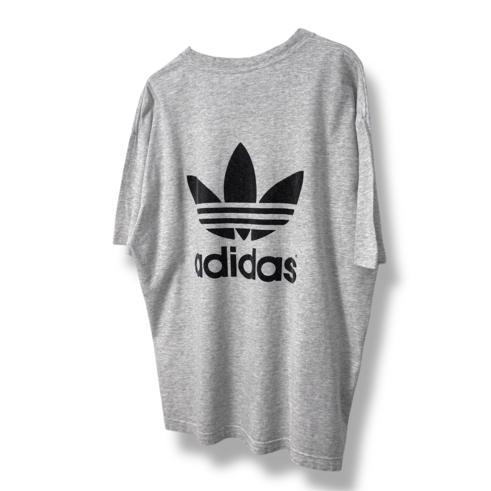 90s Adidas Trefoil Logo Print T-Shirt Made in USA 【L】 90年代 