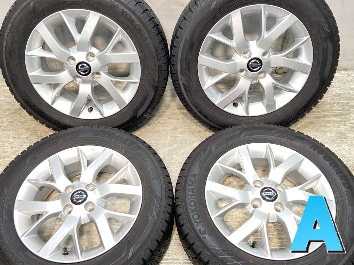 185/65R15 ヨコハマ アイスガード iG60 日産純正 15x5.5 40 100-4穴 