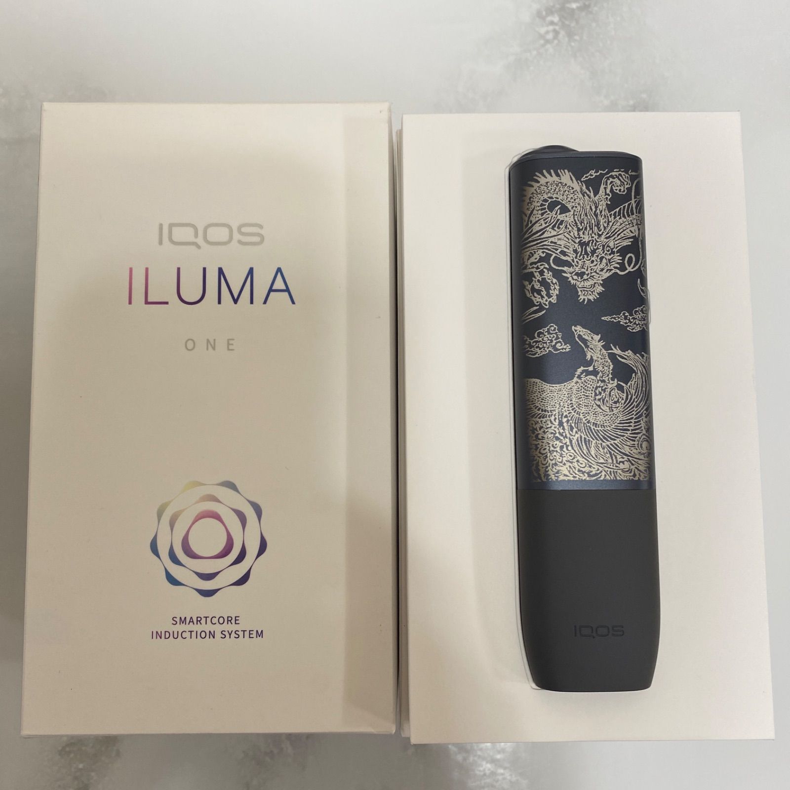 iQOS ILUMA ONE アイコス イルマ ワン 龍 鳳凰 レーザー加工