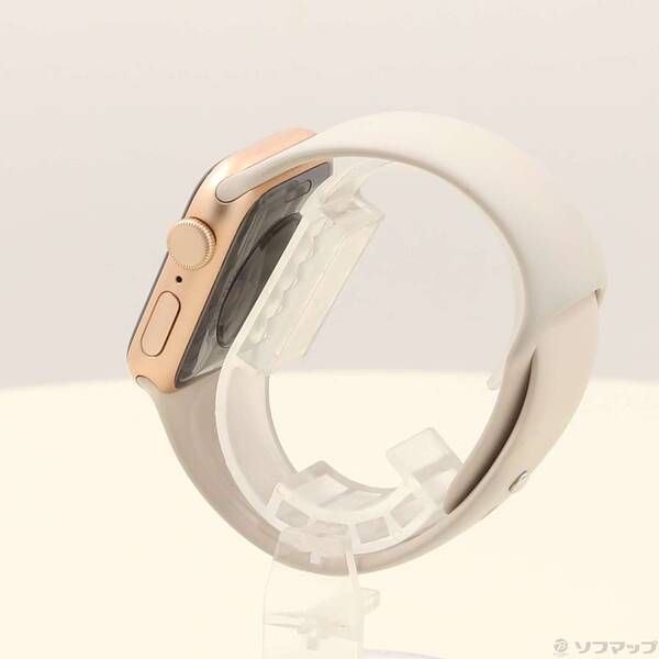 〔 品〕 Apple Watch SE 第1世代 GPS 40mm ゴールドアルミニウムケース スターライトスポーツバンド 276
