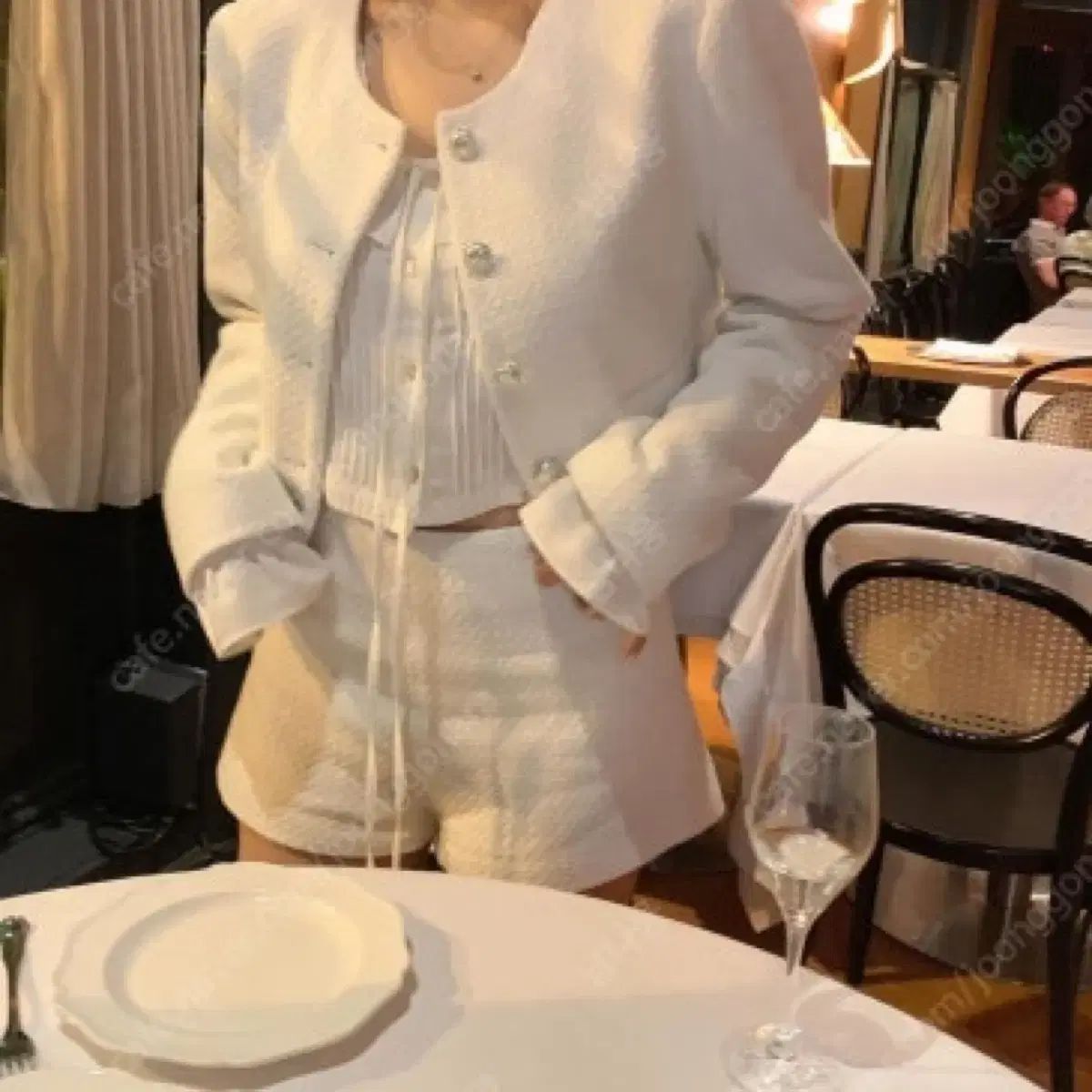ヒートシリーズ leeds リース ソフィア ツイード ジャケット
