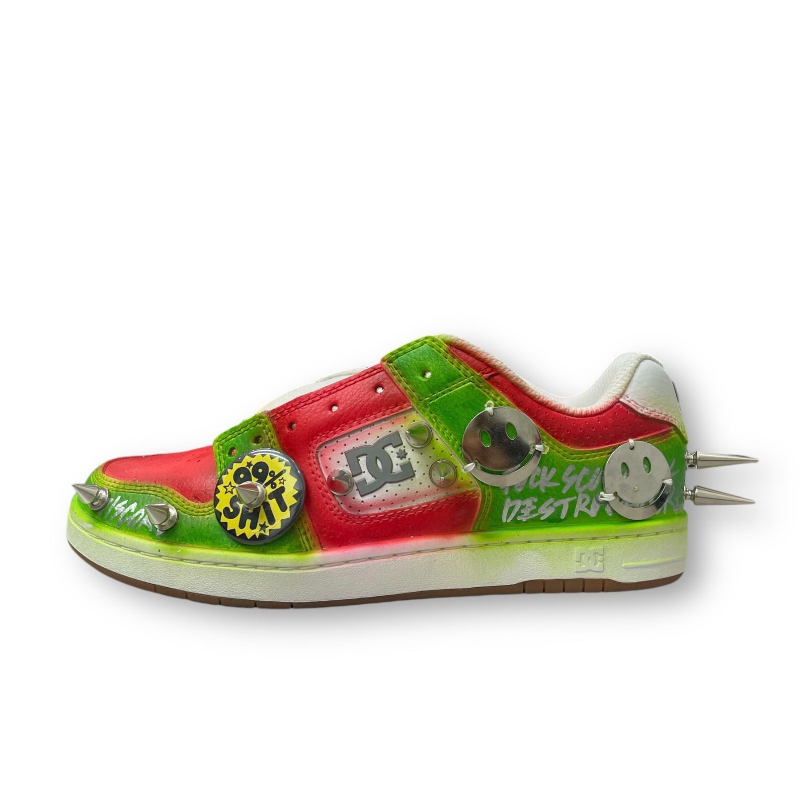 定価81400円 新品 KIDILL CUSTOMISED SNEAKERS COLLAB WITH DC SHOES 
