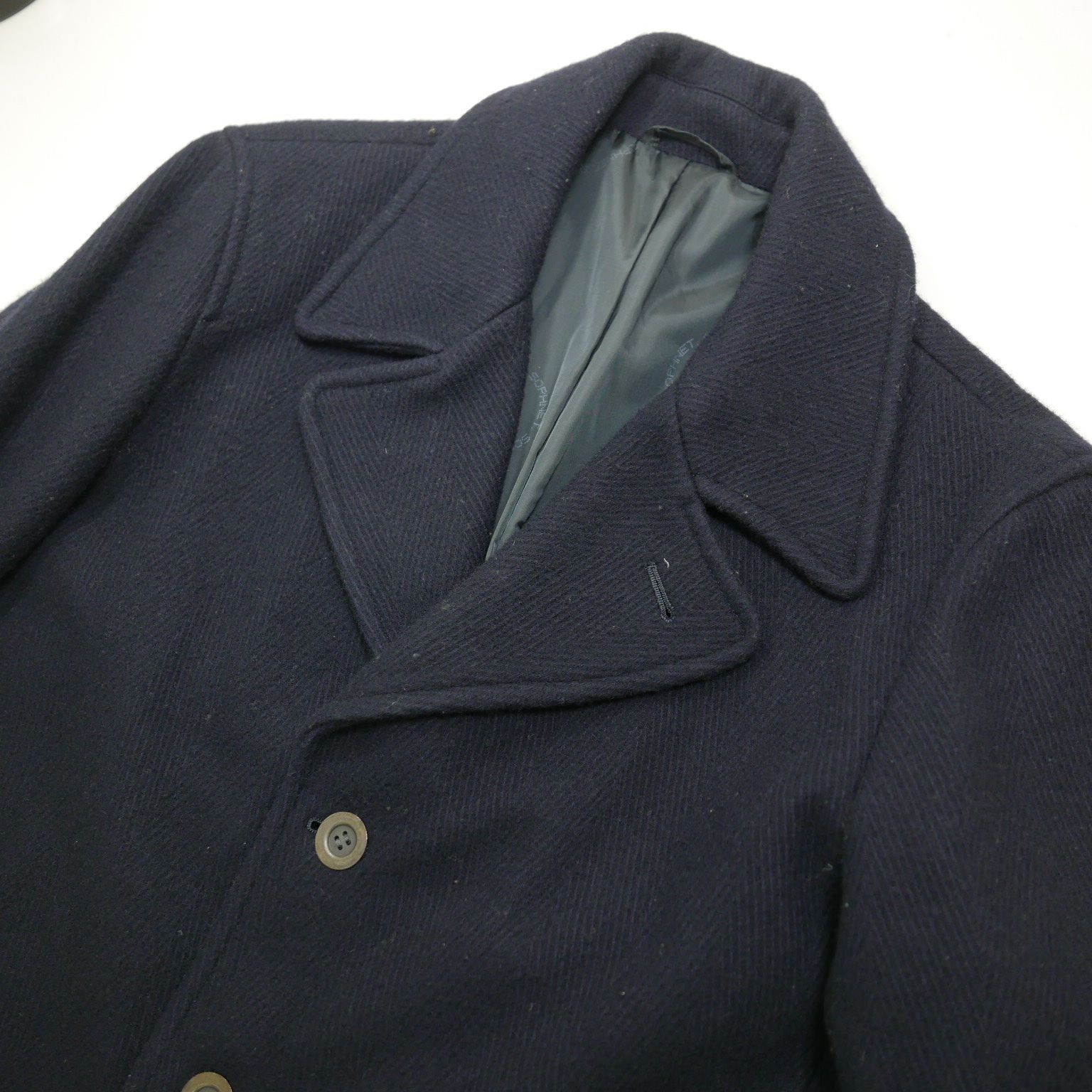 SOPHNET. ソフネット SINGLE PEA COAT メンズ アウター ウール