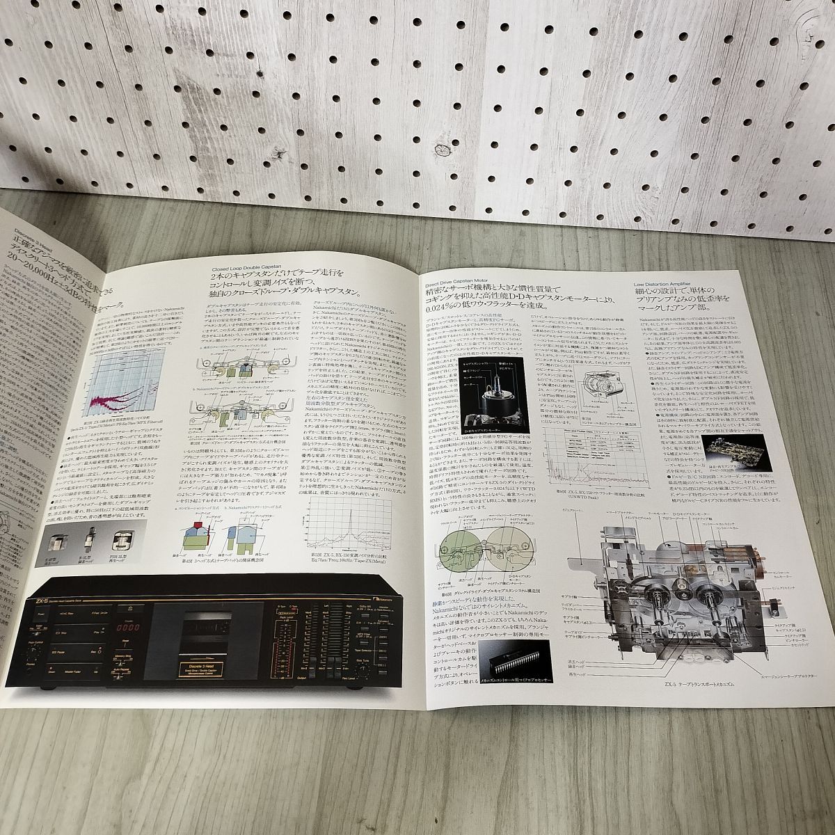 お得セット カタログのみ】Nakamichi ZX-5 Discrete 3 Head Cassette Deck ホビーラジコン