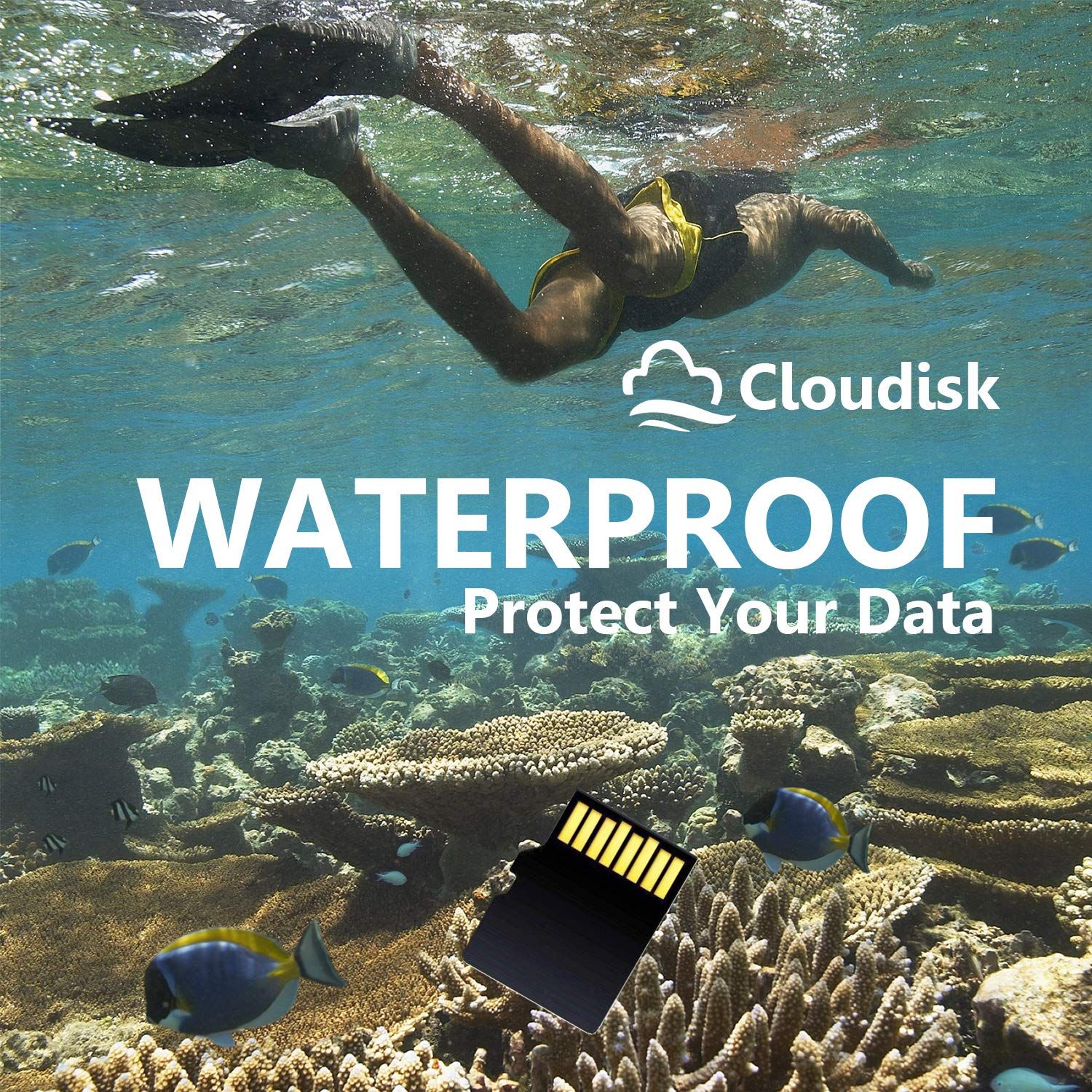 Cloudisk Micro SDカード4 GB フラッシュカード クラス6 SDHC SDアダプタ カードリーダー 4