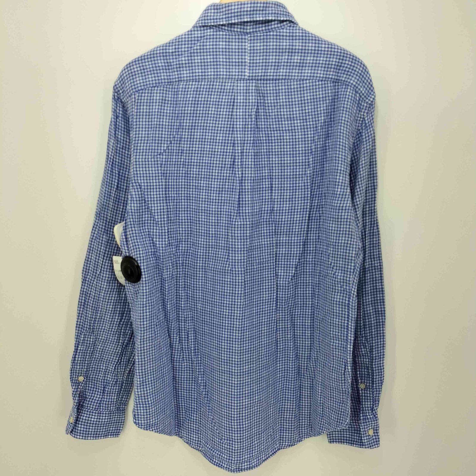 極美品♡ラルフローレンLサイズ刺繍ポニー ギンガムチェックブラウス ボタンダウン ラルフローレン RALPH LAUREN ポニー刺繍 ギンガムチェック