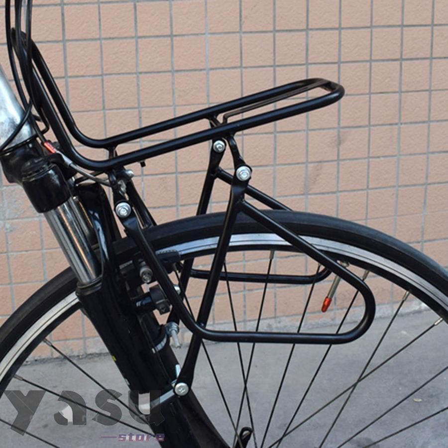 ステンレス製折りたたみ自転車キャリアラック Amazon | Simhoa 自転車フロントキャリアラック アルミ製