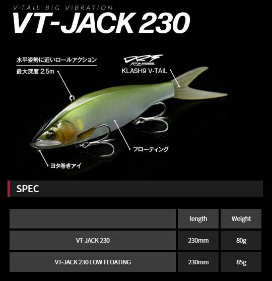 フィッシュアロー VTジャック 230 #09イワシ / ルアー / 釣具
