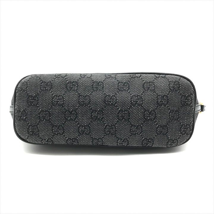 良品 GUCCI グッチ GGキャンバス アクセサリー ポーチ ハンド バッグ