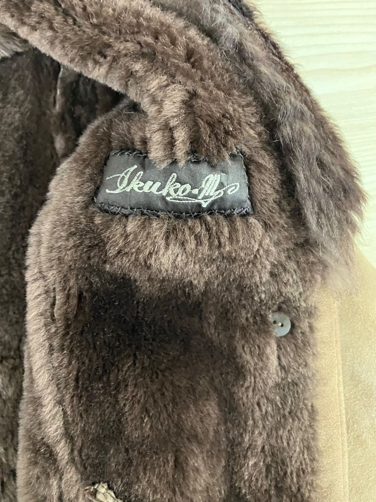 SORIN Synthetic Fur Lace-up Cardigan Synthetic Fur Lace-up