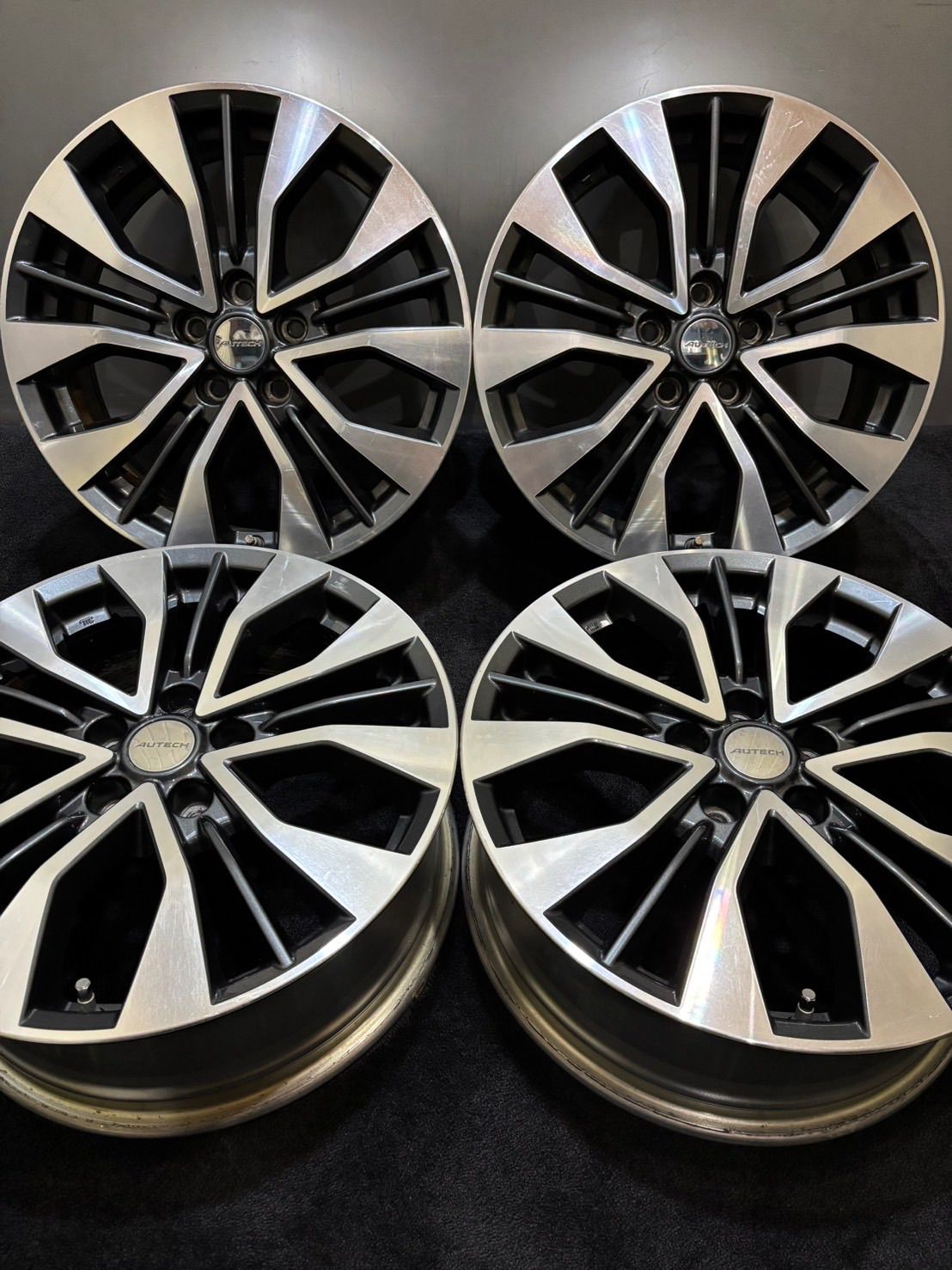 日産 T32 エクストレイル 純正 AUTECH 18インチ 7J 45 114.3 5H アルミホイール 4本 1-K320