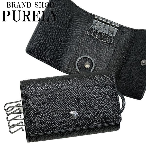 メルカリshops コーチ Coach メンズ レザー キーケース F ﾌﾞﾗｯｸ