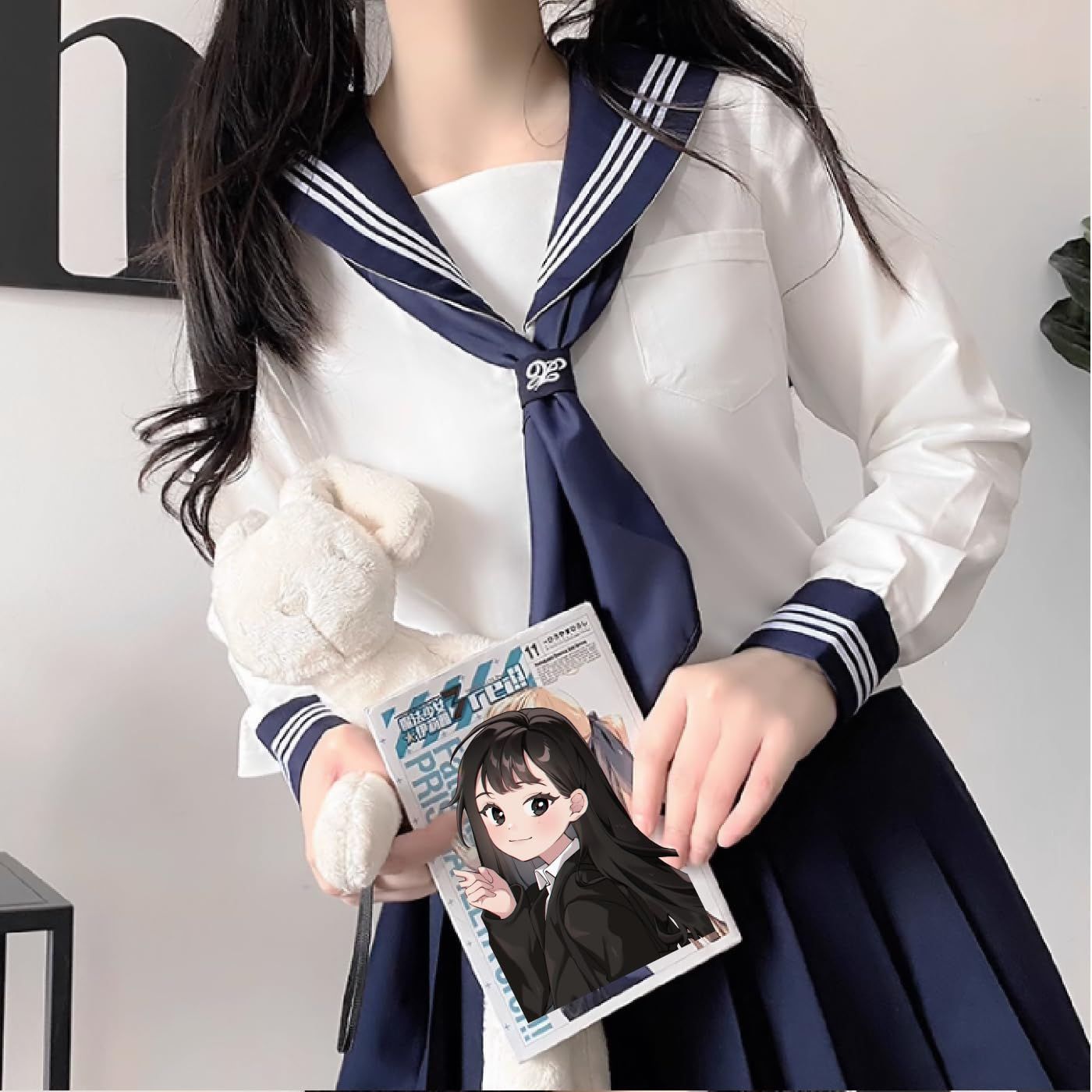 新着商品】[FARFADET] セーラー服 スカート スカーフ 上下 3点 セット コスプレ JK 制服 女子 学生 服 コスチューム ダンス  パフォーマンス - メルカリ