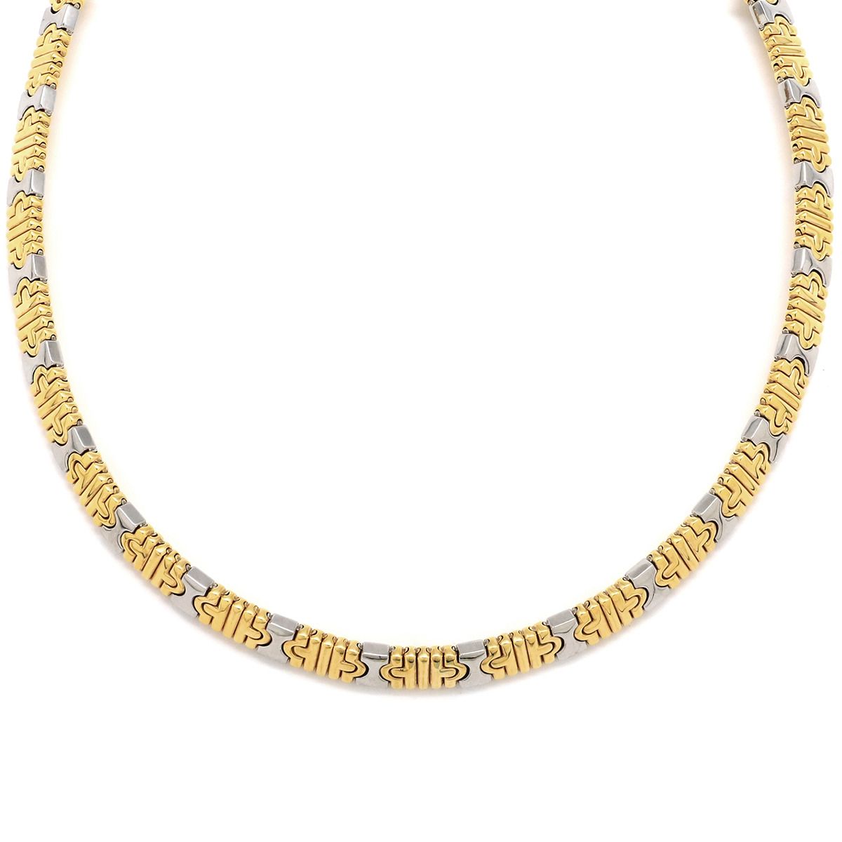 BVLGARI パレンテシ ネックレス ブルガリ BVLGARI ネックレス パレンテシ K18YG ステンレス