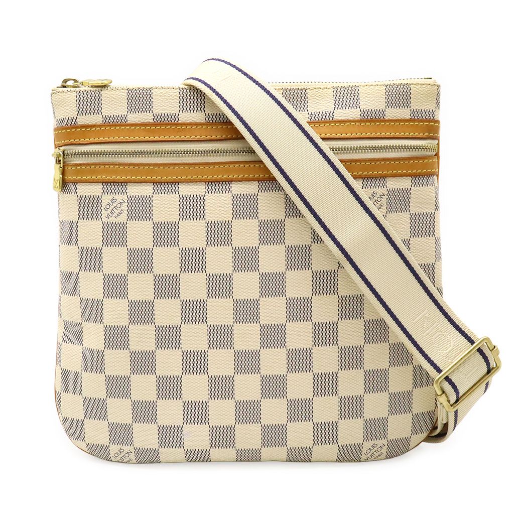 LOUIS VUITTON ルイ ヴィトン ダミエアズール ポシェット ボス