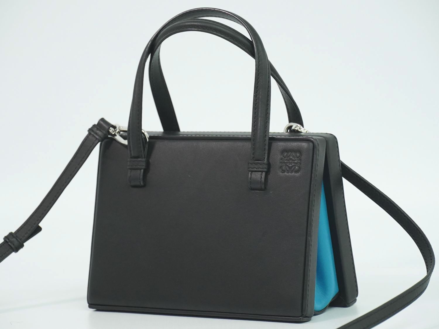 本物 ロエベ LOEWE ポスタル スモール 2WAY ショルダーバッグ  