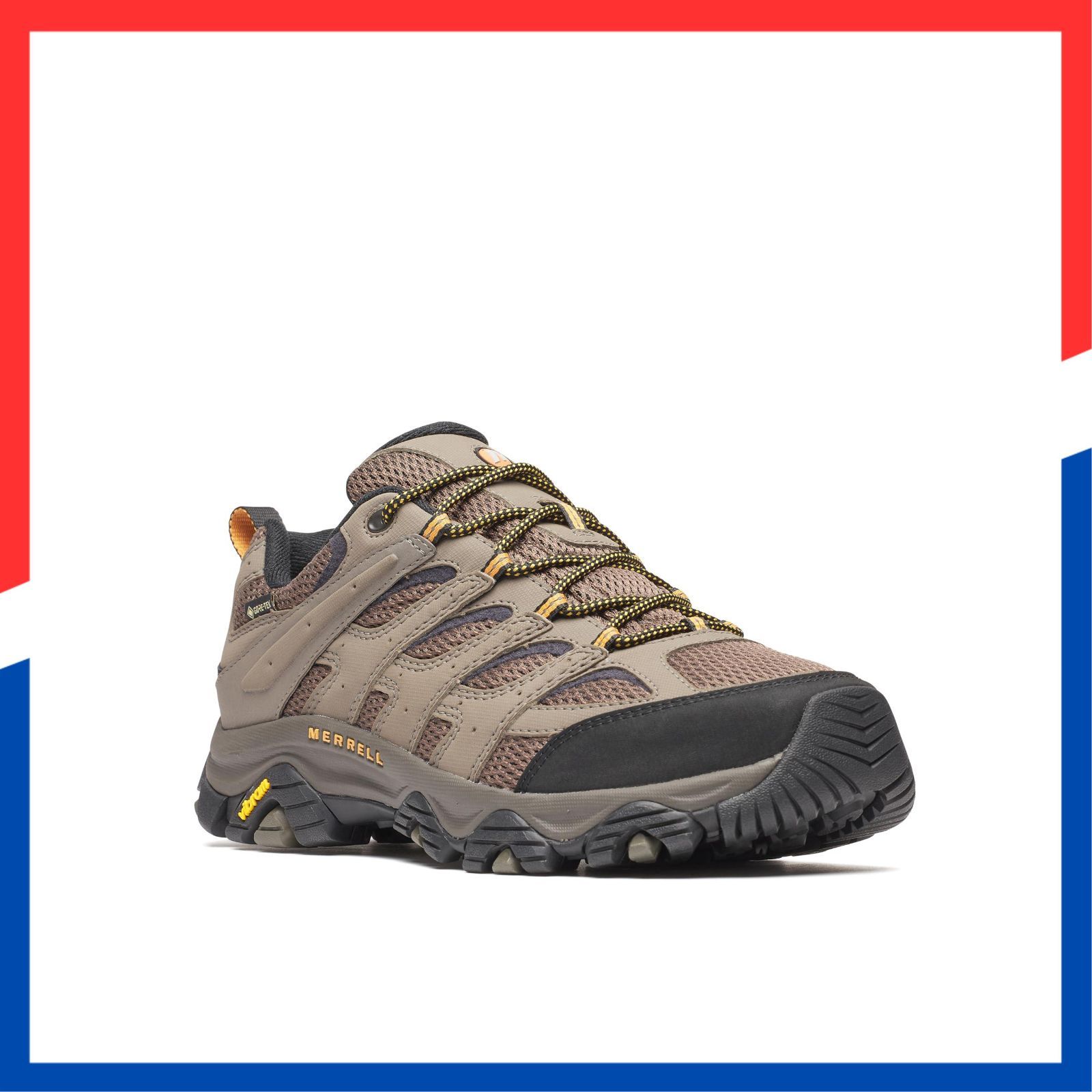 人気商品 Gore-Tex Synthetic 3 Wide Moab Width ハイキングシューズ メンズ メレル