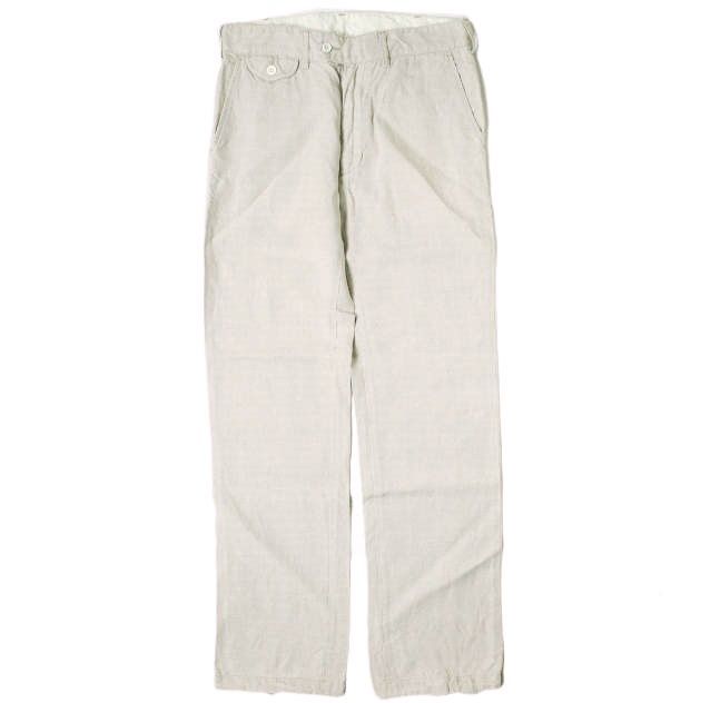 Engineered Garments エンジニアードガーメンツ アメリカ製 リネントラウザーズパンツ 30 ナチュラル 旧タグ ボトムス g19215