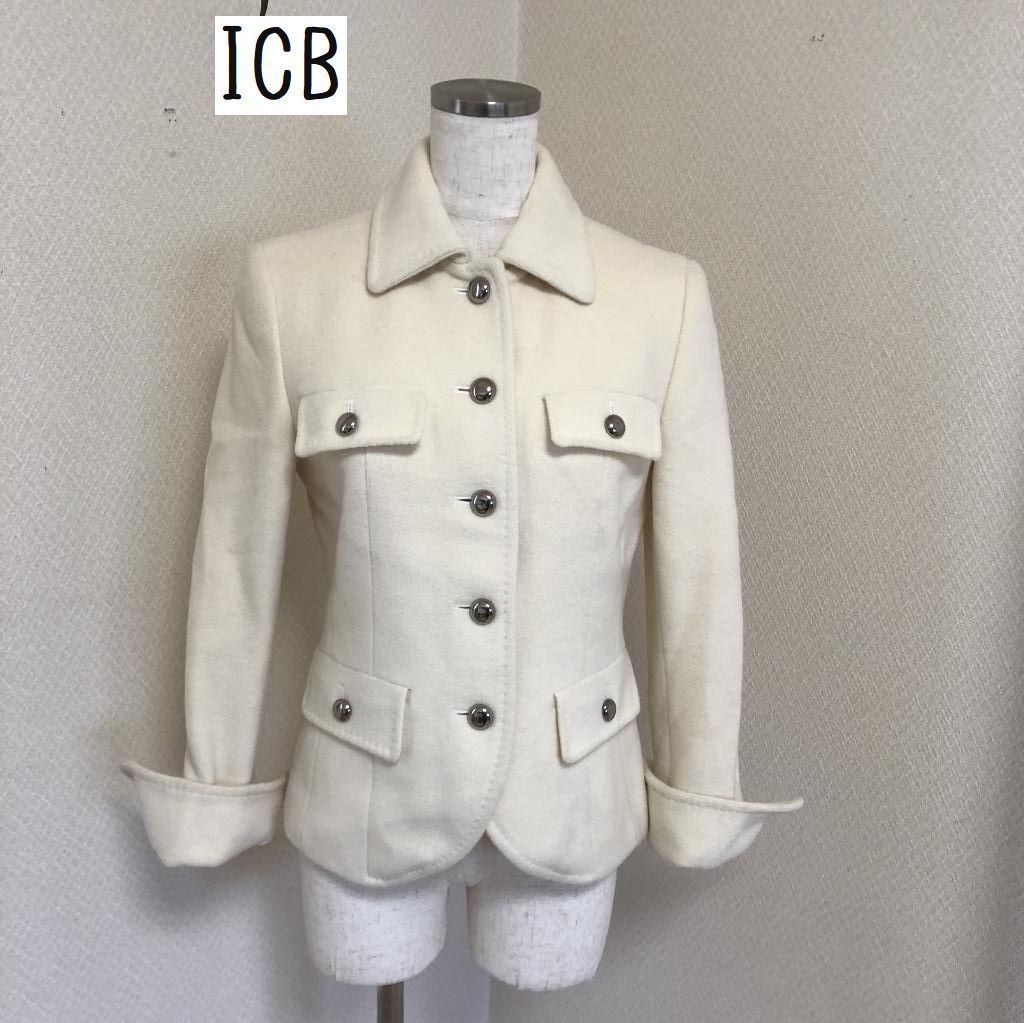ICB(アイシービー）レディース ウールコート アンゴラウール