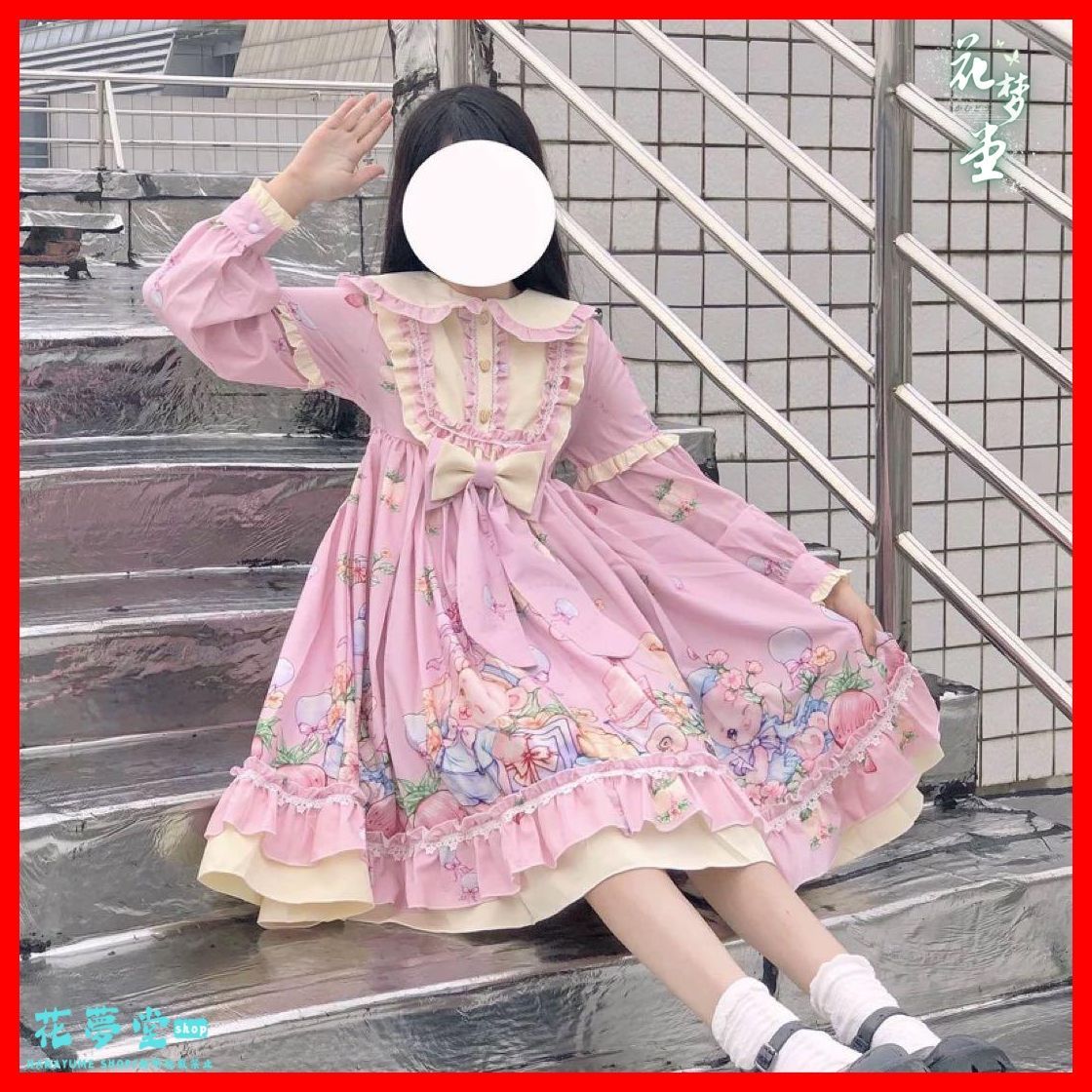 キュートなロリータワンピース お出かけや女子会コーデに