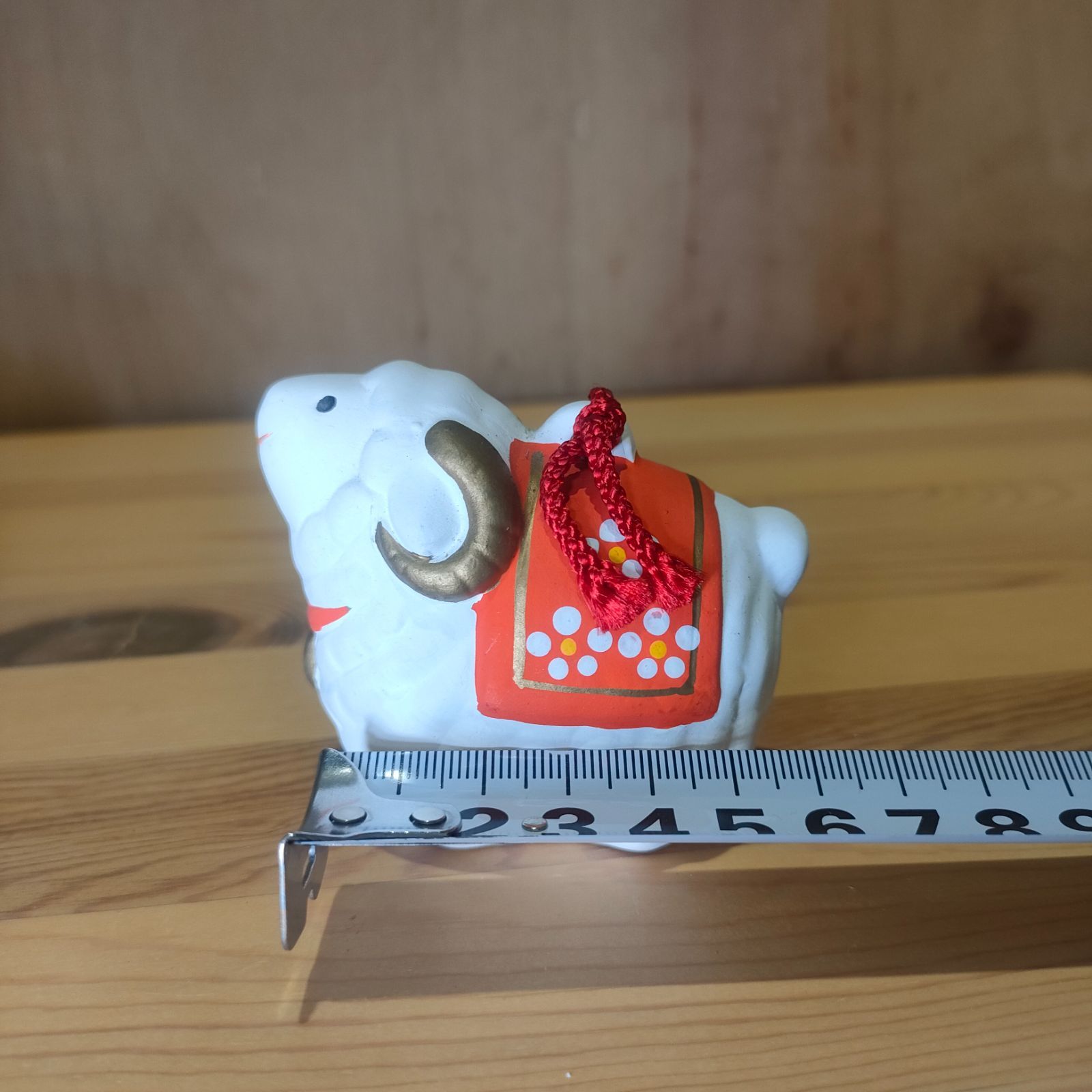 美品】ウシ ひつじ 土鈴2個セット 牛 丑 うし 羊 ヒツジ 未 十二支