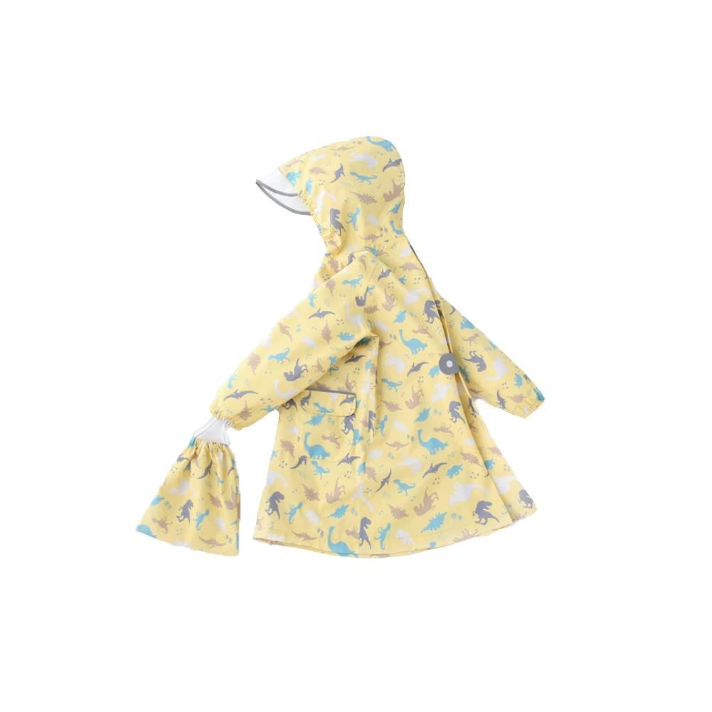 【特価商品】子供 男の子 防水 女の子 通園 通学 雨具 シンプル キッズ 収納バッグ付き レインコート 反射 [TSAYAWA] ランドセル対応