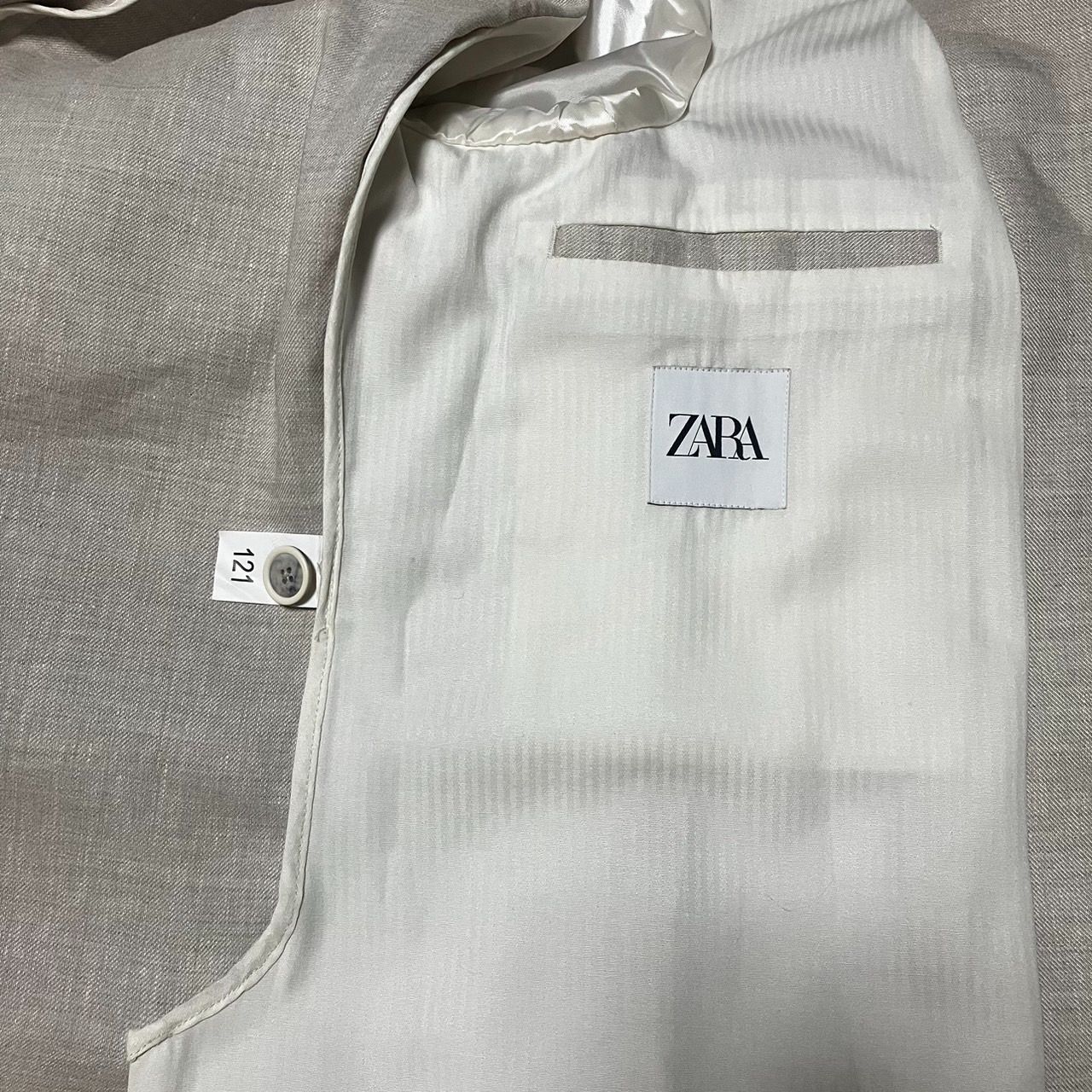 ✨ZARA ザラ テーラードジャケット ブレザー スーツ グレイ Mサイズ メンズ