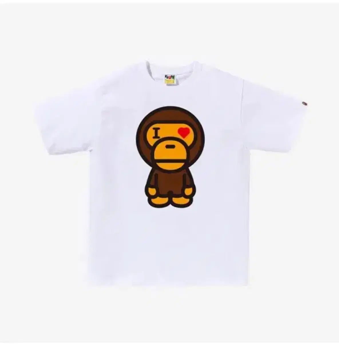 A BATHING APE(アベイシングエイプ) ハート ベビー マイロ Tシャツ
