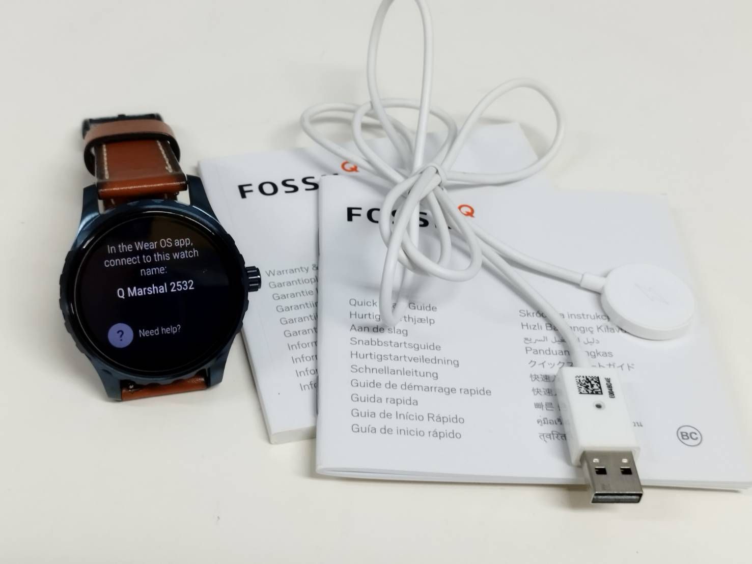 FOSSIL スマートウォッチGEN5 FTW6054 Black&Gold Fossil フォッシル 