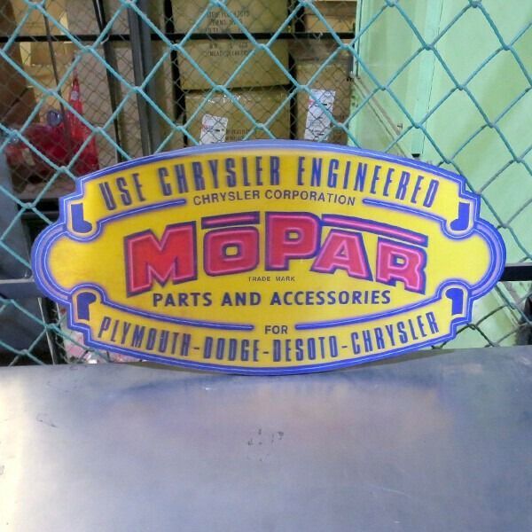 レンチキュラー サイン MOPAR SHIELD アメリカン雑貨